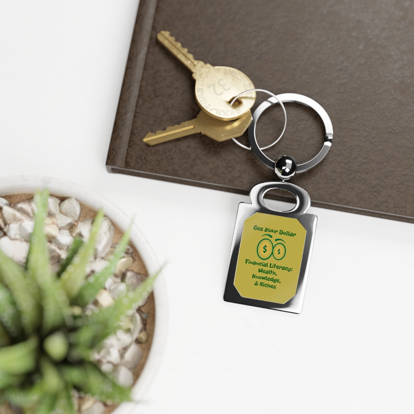 Financial Literacy Keyring - See Your Dollar Design