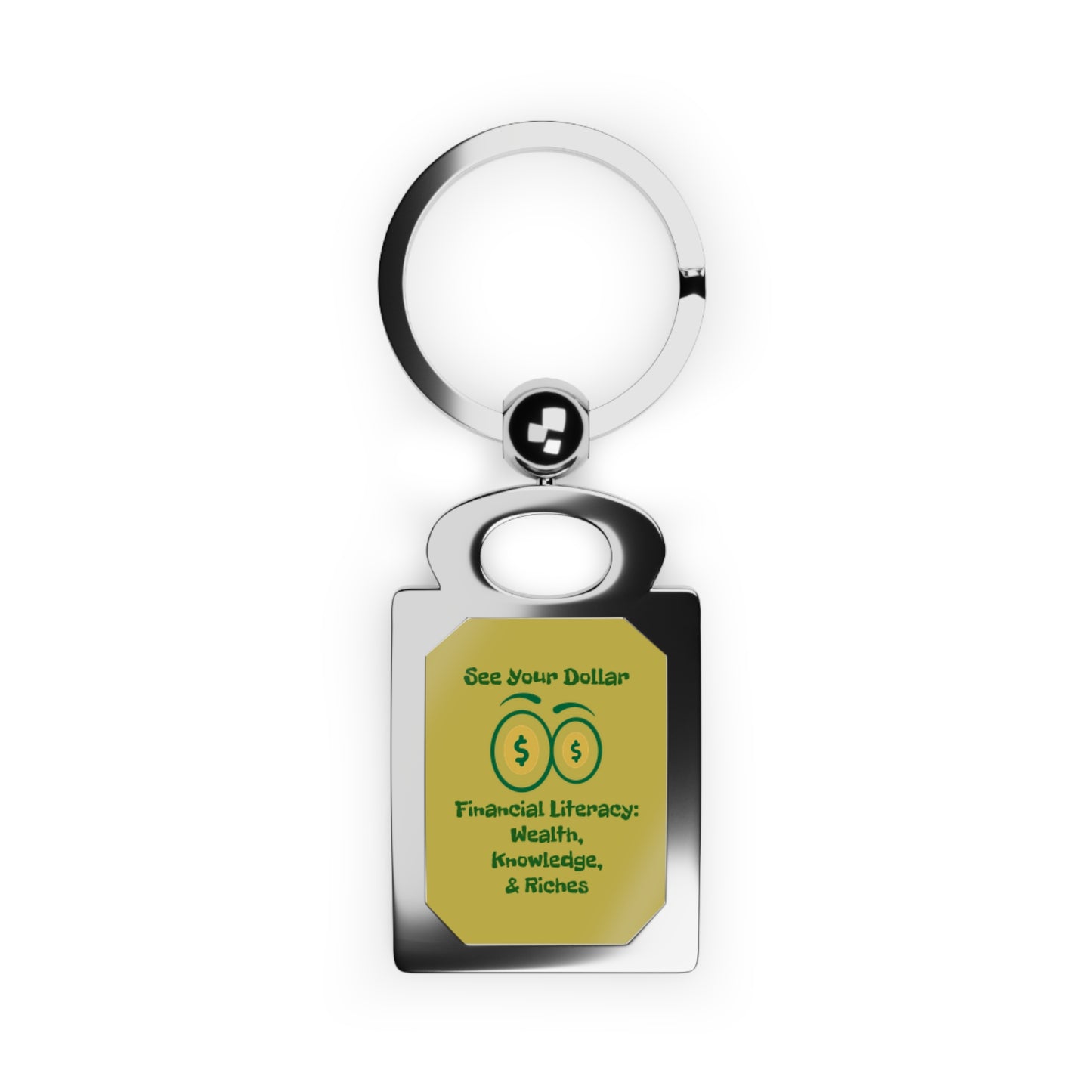 Financial Literacy Keyring - See Your Dollar Design